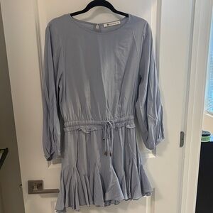 Light Blue Long Sleeve Romper